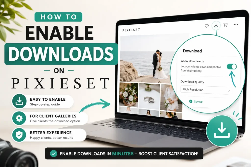 How to Enable Downloads on Pixieset